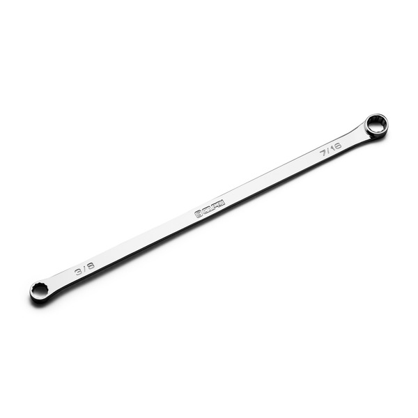 Capri Tools 3/8 in x 7/16 in 0-Degree Offset Extra-Long Box End Wrench CP11800-38716